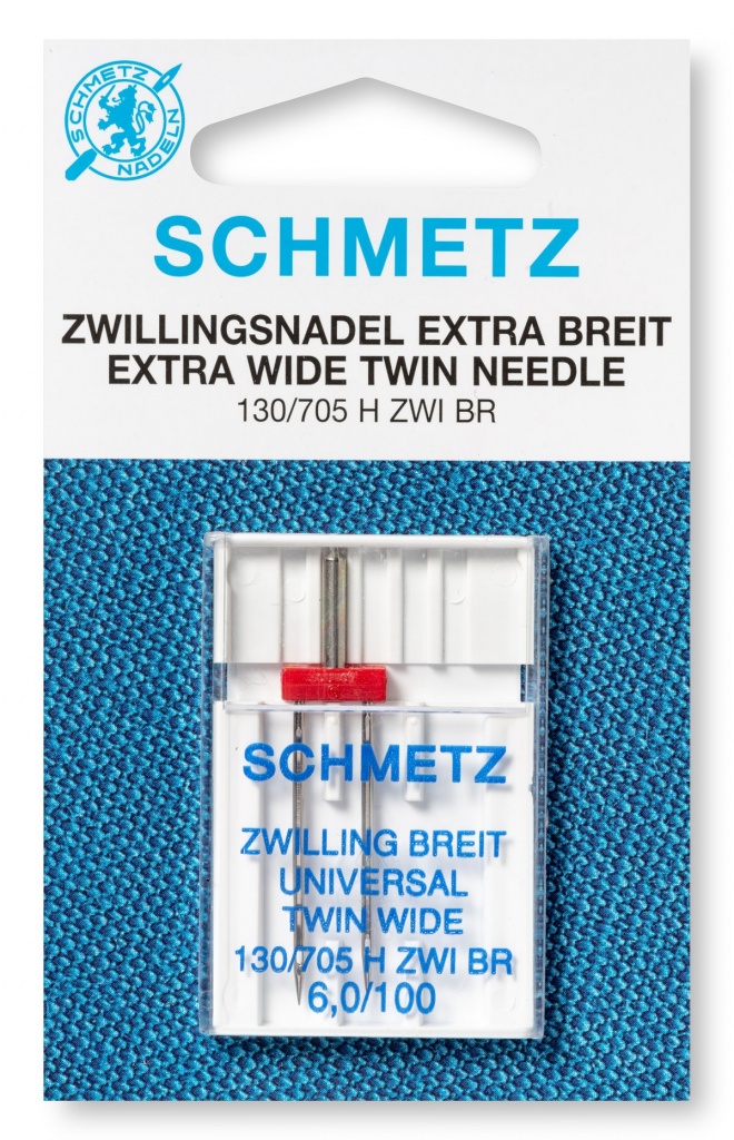 Двойные сверхширокие универсальные иглы Schmetz