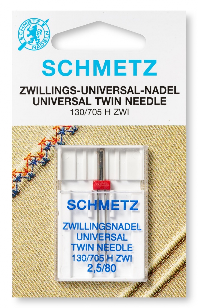 Двойные универсальные иглы Schmetz