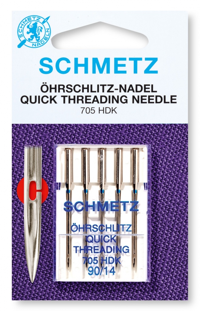 Иглы Schmetz с прорезью для заправки нити
